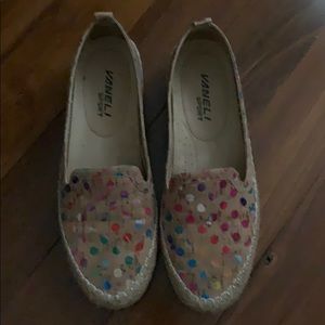 Woman’s vaneli sport polka dot shoes